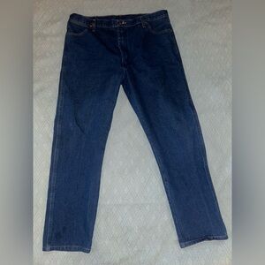Wrangler 13MWZ Dark Blue Straight Jeans 42X32